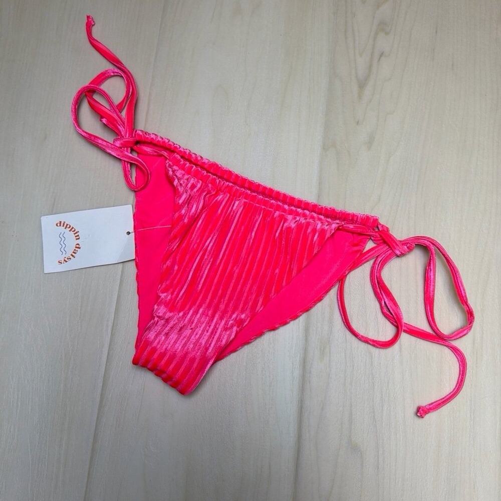 Dippin' Daisy's Paris Ribbed Velvet Bikini Bottom NWT